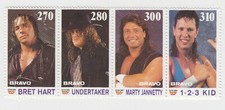 Bravo Briefmarke Wrestling Zusammendruck 270 + 280 + 300 + 310  Angeboten wird h