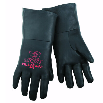 Tillman 44 Black Onyx TIG Top Grain Kidskin Leather Welding Gloves (X-Large)