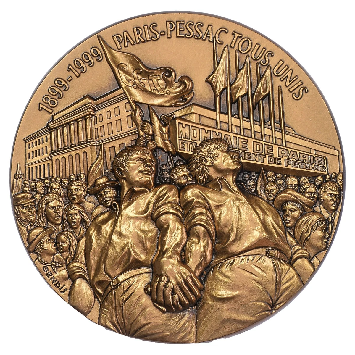 Médaille Bronze – Concours Général Agricole Paris 1999 – Monnaie De Paris – 60 Mm, 156 G