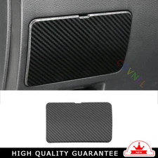Console Storage Box Cover Trim Fit For Nissan Altima 2019-22 Steel Carbon Fiber