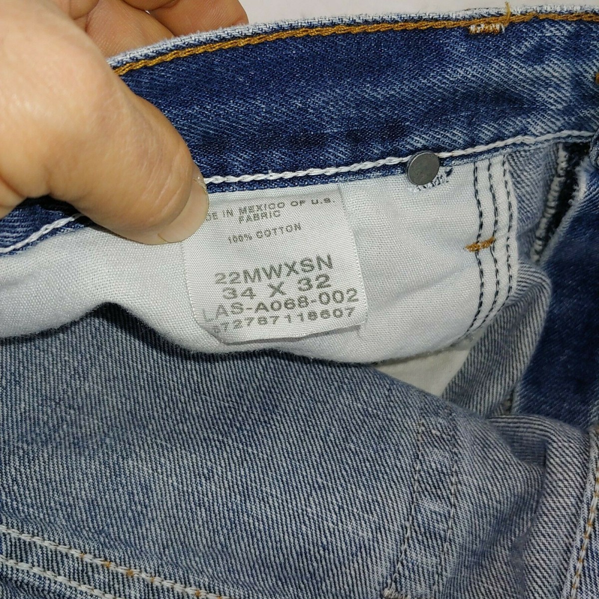 vtg Twenty X Denim Jeans Wrangler 34 X 31 fade skate surf vtg Twenty X Denim Jeans Wrangler 34 X 31 fade skate surf
