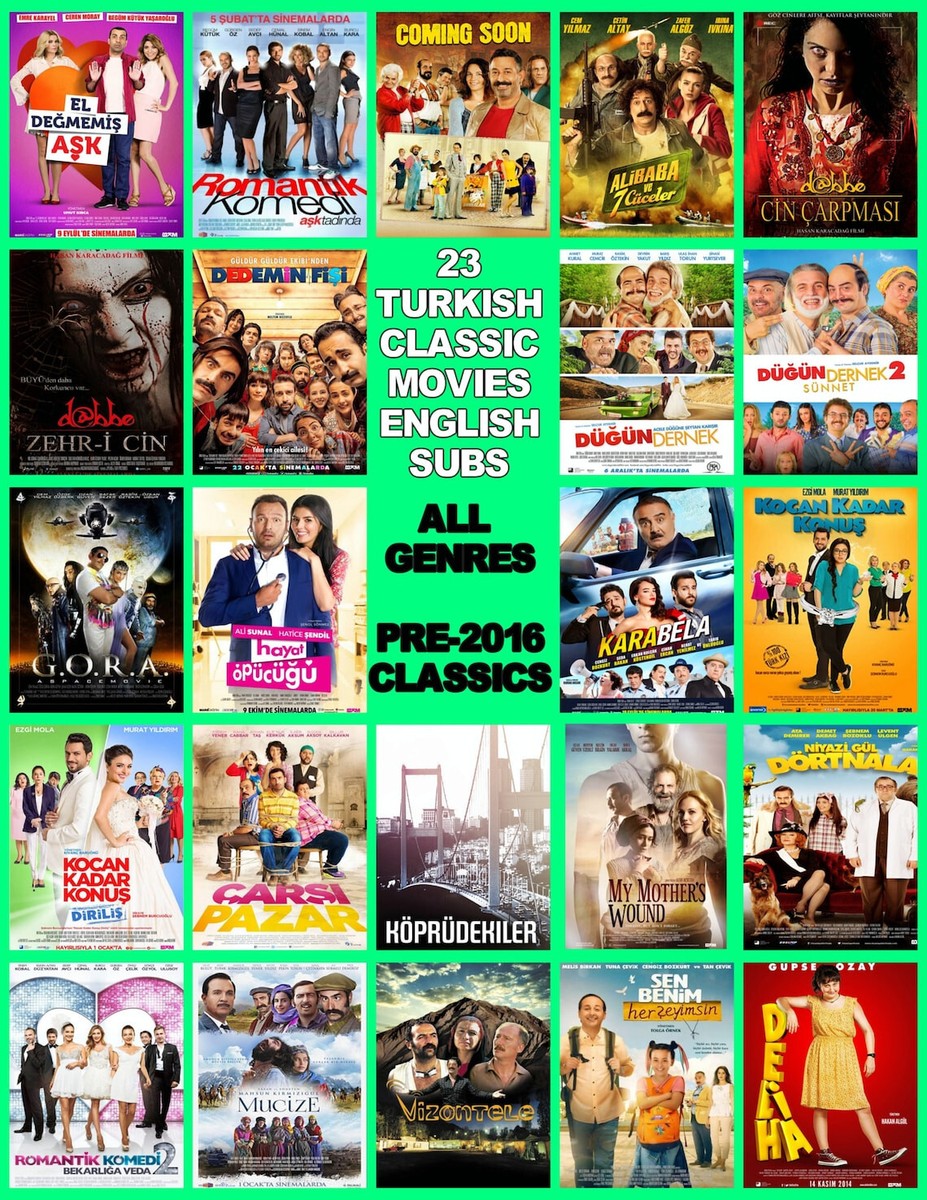 75 Turkish Movies Super Bundle English Subtitles Full HD No