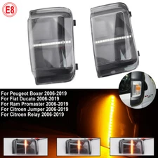 Dynamic LED Side Mirror Turn Signal Light Sequential For Fiat Ducato 2006-up