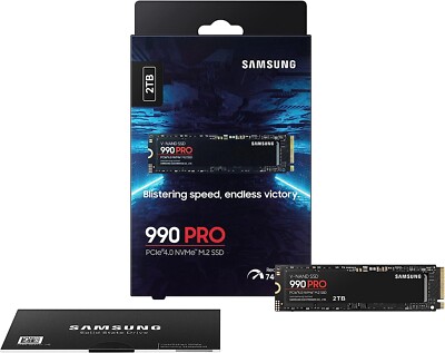 【中古良品】Samsung 990 PRO 2TB NVMe M.2 SSD Amazon.com: Samsung 990 PRO SSD 2TB NVMe M.2 PCIe Gen4, M.2 2280