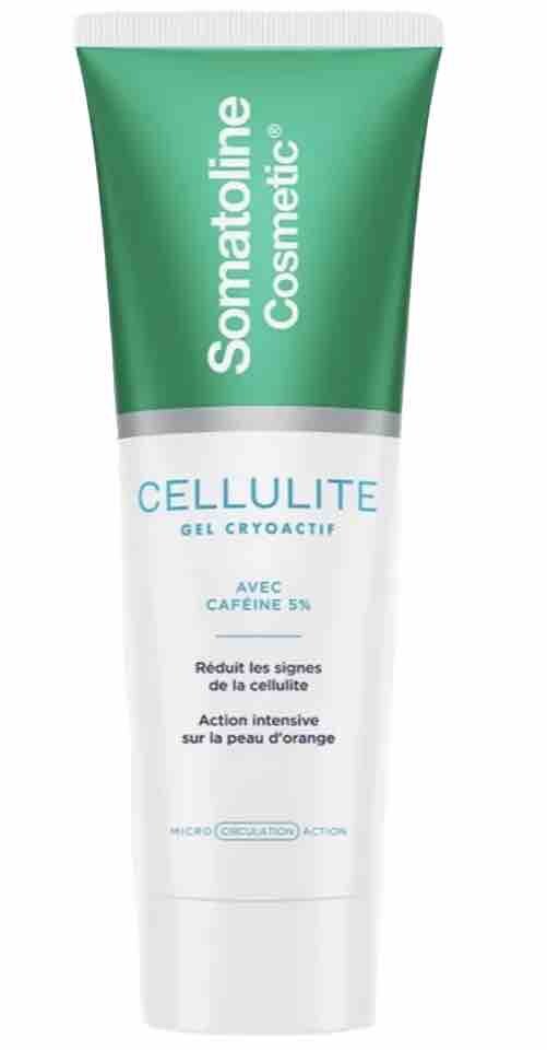 Gel anti-cellulite cryoactif Somatoline 250ml pour lisser la peau d'orange