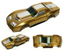 1pc AFX-tras Aurora HO A/P A Production Chevy Corvette BODY Fits AFX Candy Gold