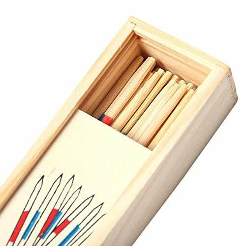 Wooden Pick Up Sticks Game Traditional Retro Family Mikado Classic Toy - Image 2 of 3