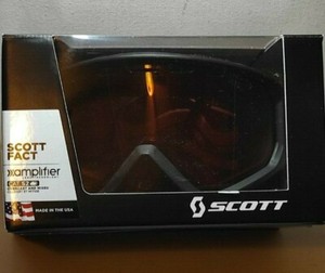 SCOTT FACT Snow Goggle Black Frame, Night Amplifier Lens