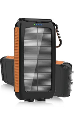 Solar Charger, Power bank 49800 mAh portable phone charger
