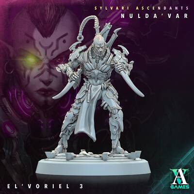 El Voriel - v3 | DnD Miniatures | Tabletop Gaming | Tabletop Miniature | Sci-Fi