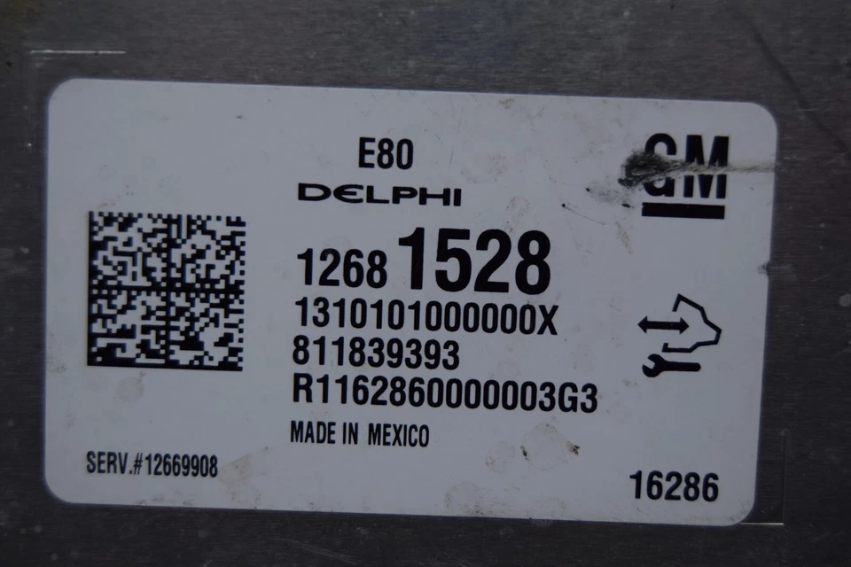 Cadillac ATS 2017 2018 motor módulo de computadora ecu ecm 12692038 12669908 OEM Foto 3 de 4