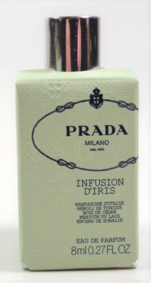 #ad PRADA Infusion D#x27;Iris EDP Splash 0.27 oz 8 ml Mini Miniature NEW in BOX $14.99