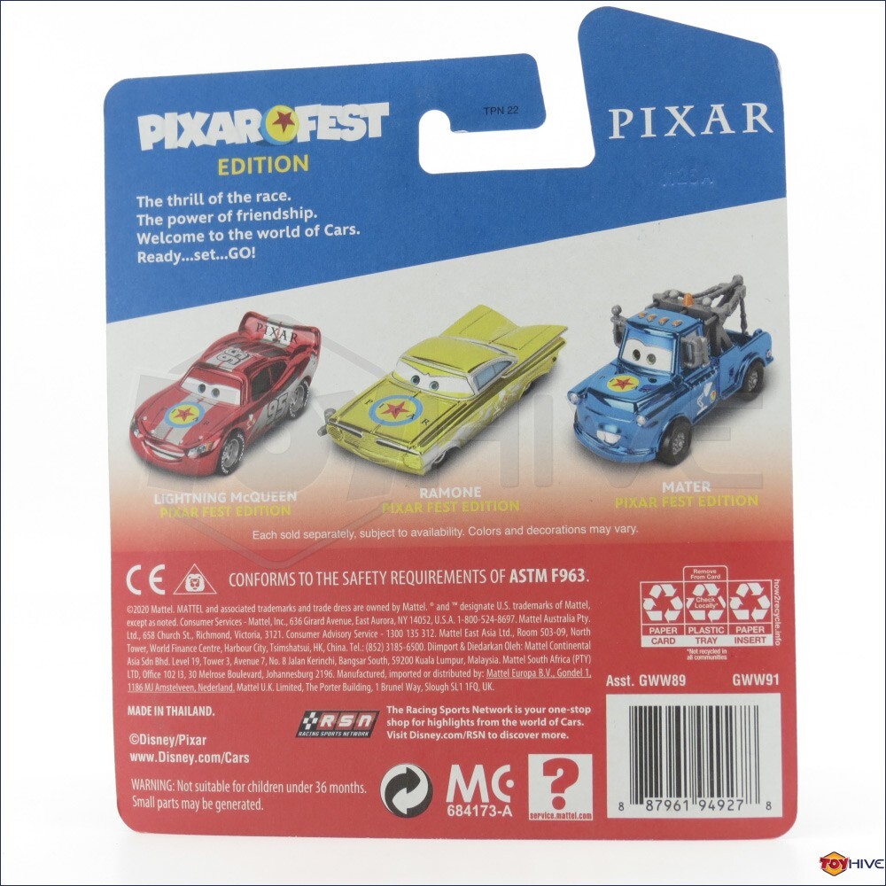Disney Pixar Cars Lightning McQueen Pixar Fest series diecast car