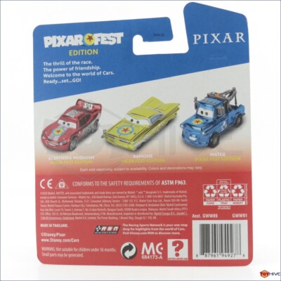 Disney Pixar Cars Lightning McQueen Pixar Fest series diecast car