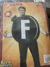 The Big F Bomb Adult Costume Halloween Rasta Imposta