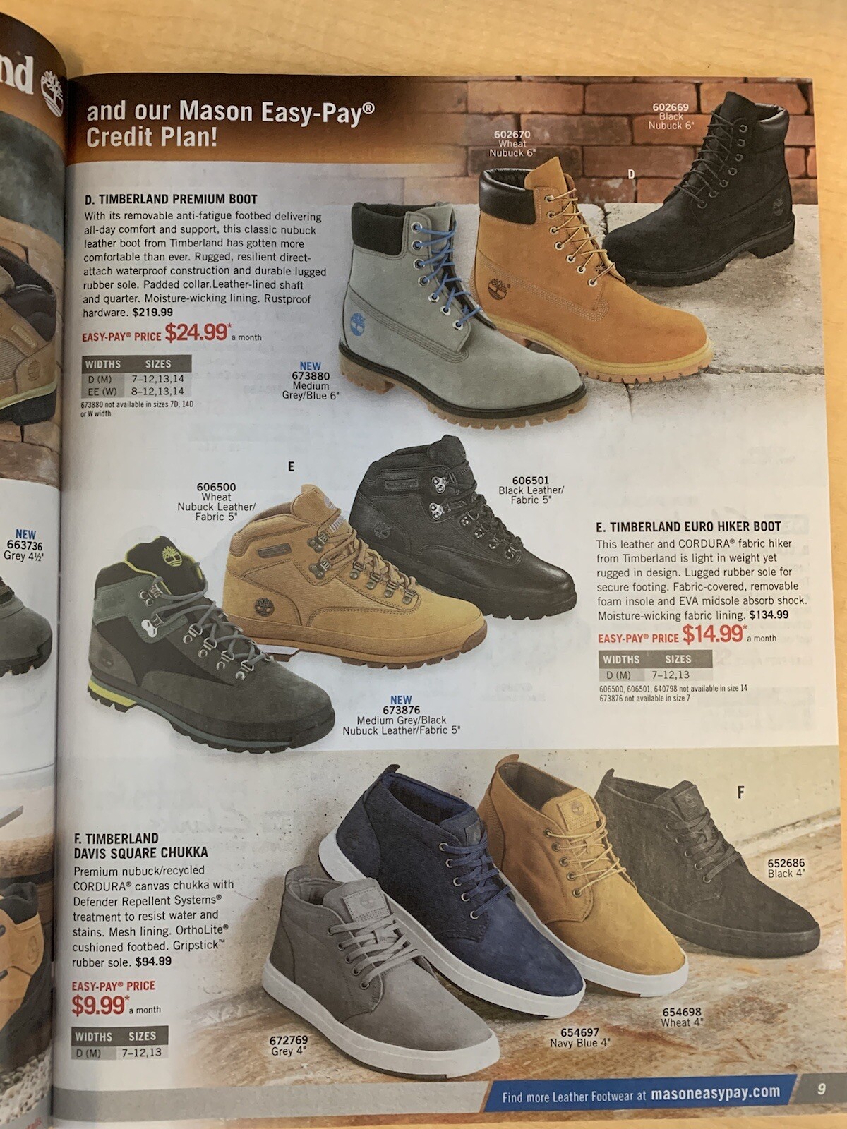 MASON easy. pay Late Fall 2022 catalog 80 pages eBay