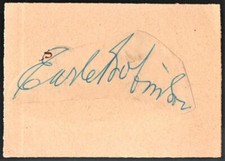 Rare Earle Robinson 1928-40 Montreal Maroons Canadiens Blackhawks dec. 1986 