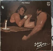 Johnny Hallyday  Pas facile  Vinyle LP 33 Tours  6313225 PHILIPS  1981  38R2