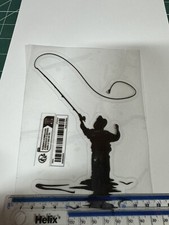 FLY FISHING STICKER / CAR DECAL  WINDOW STICKER FISHING BOX STICKERS