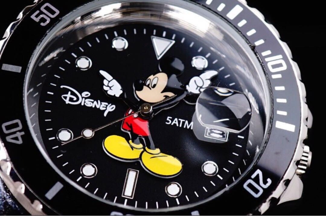 Disney Mickey Mouse collaboration watch Black Made by SEIKO