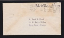 US Presidential Widow Edith Wilson Free Frank Cover (001)