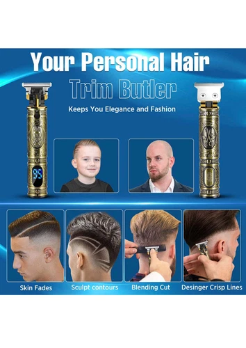Limited Time Offer: Men's Haircut Scissors, Professional Trimmers Zero Clearance - Picture 7 of 9