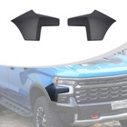 Front Bumper Side Leaf Panel Cover Accessories For Chevrolet Silverado 22+ Black