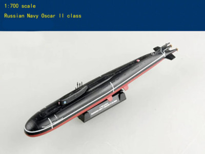 Sowjetisches Atom-U-Boot Oscar II Rakete Russische Marine 1/700 Miniaturmodell