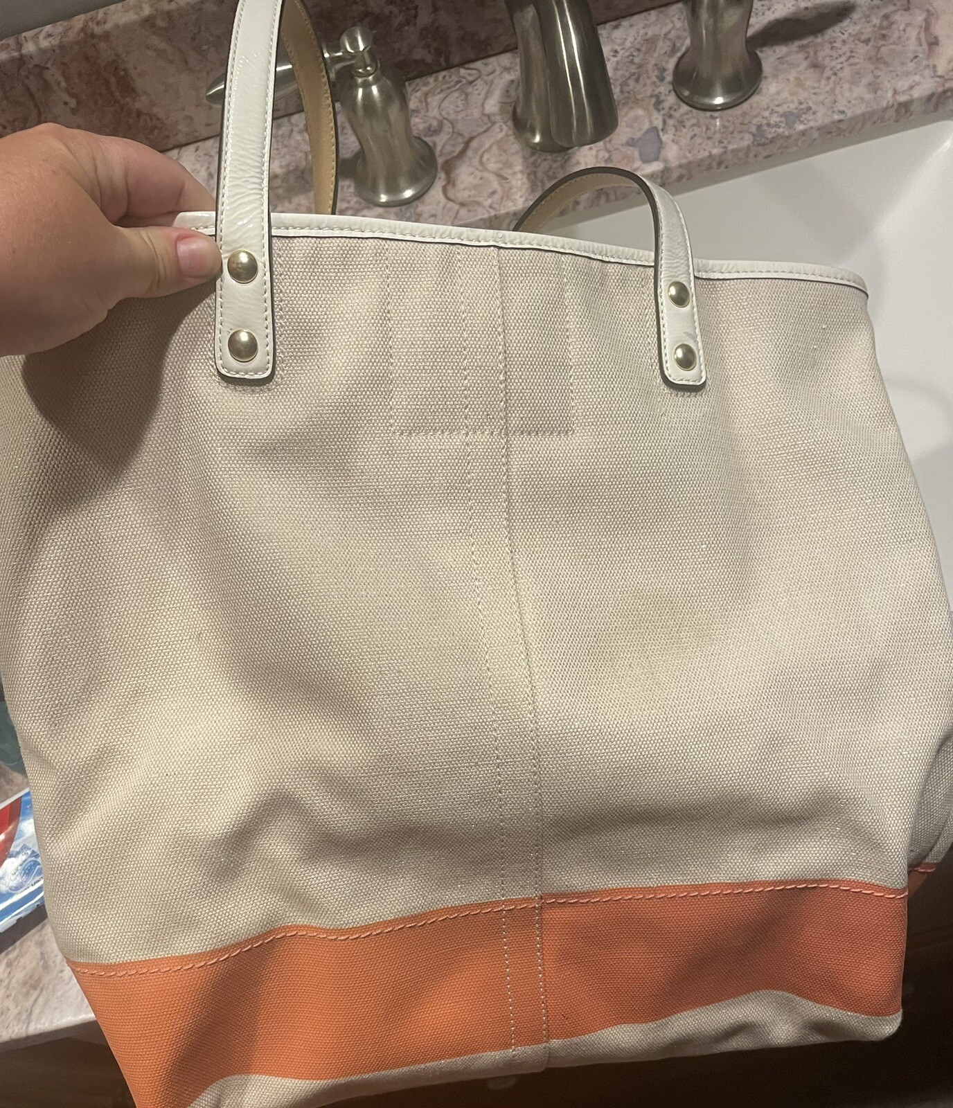 Coach Pierre Le Tan 14962 Beach Umbrella Canvas Tote … Gem