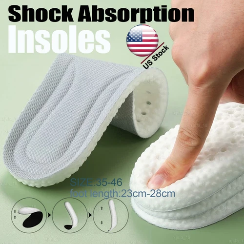 1-3 Pairs Shoe Insoles Memory Foam Orthotic Shoe Inserts Sport Insoles Men Women - Picture 1 of 18