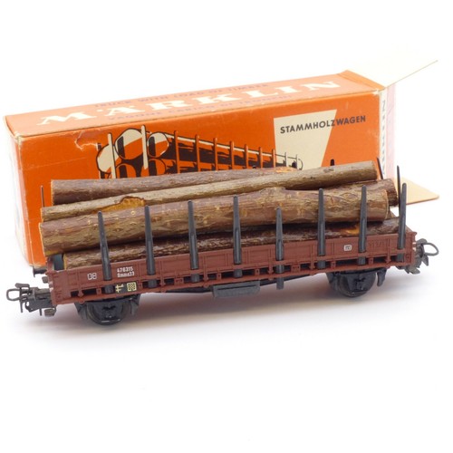 Märklin H0 313/2 Stammholzwagen / Rungenwagen in OVP RI7255 - Bild 2 von 2