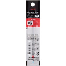 uni-ball R:E Erasable Gel Ink Ballpoint Pen Refill, 0.5mm, Red