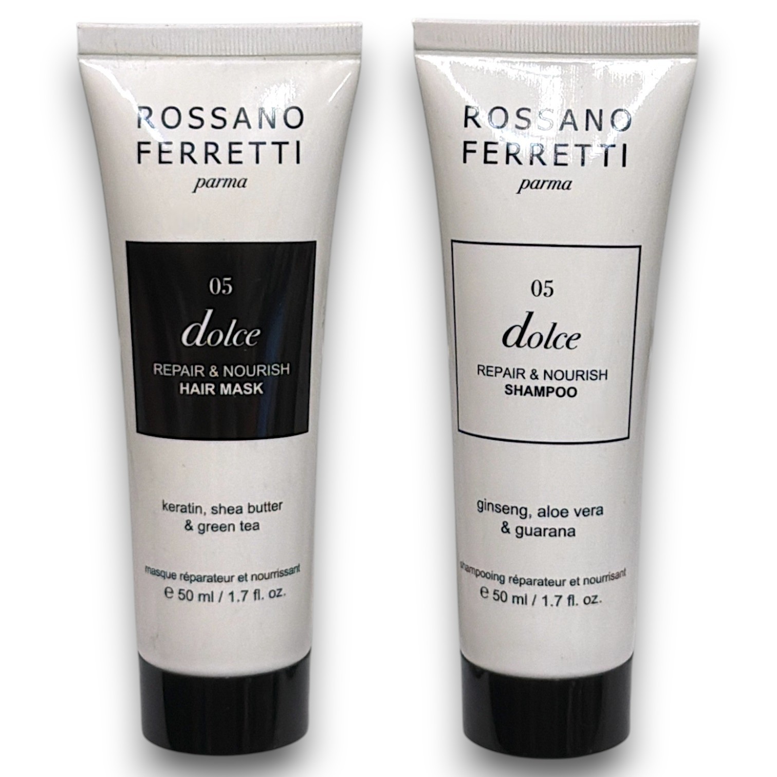 Rossano Ferretti Mini Dolce Nourishing Hydrating Shampoo - Mask 1.7oz / 50ml Duo