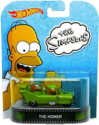 THE HOMER  * THE SIMPSONS *  2013 Hot Wheels Retro Entertainment 1:64 Vehicle