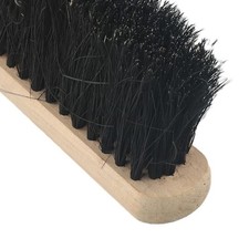 Enhance your fireplace maintenance routine with this Wooden Handle Brush