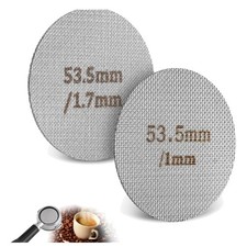 Espresso Sieb Puck Screen 53.5 mm Edelstahl Set 2 Stück