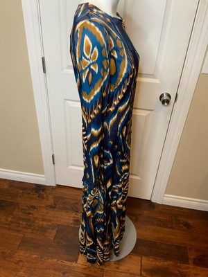 farm rio pineapple ikat blue maxi dress FARM Rio Cream Ainika Pineapple Ikat Maxi Dress, Ainika Pineapple Ikat Cream / XXS