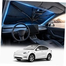 2026 Upgraded Windshield Sun Shade For Tesla Model Y Model 3 2017-2026