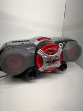 Sony Xplod CFD-G505 AM/FM Radio and CD Cassette Boom Box Tested and Working