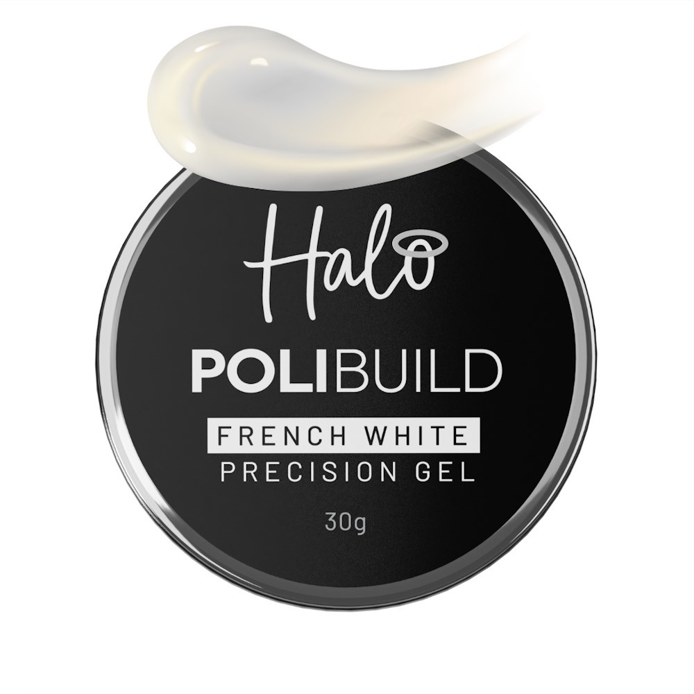Halo PoliBuild Precision Nail Builder Gel (French White) 30g jar