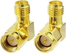 Eightwood SMA Male to Female Right Angle FPV Antenna female male