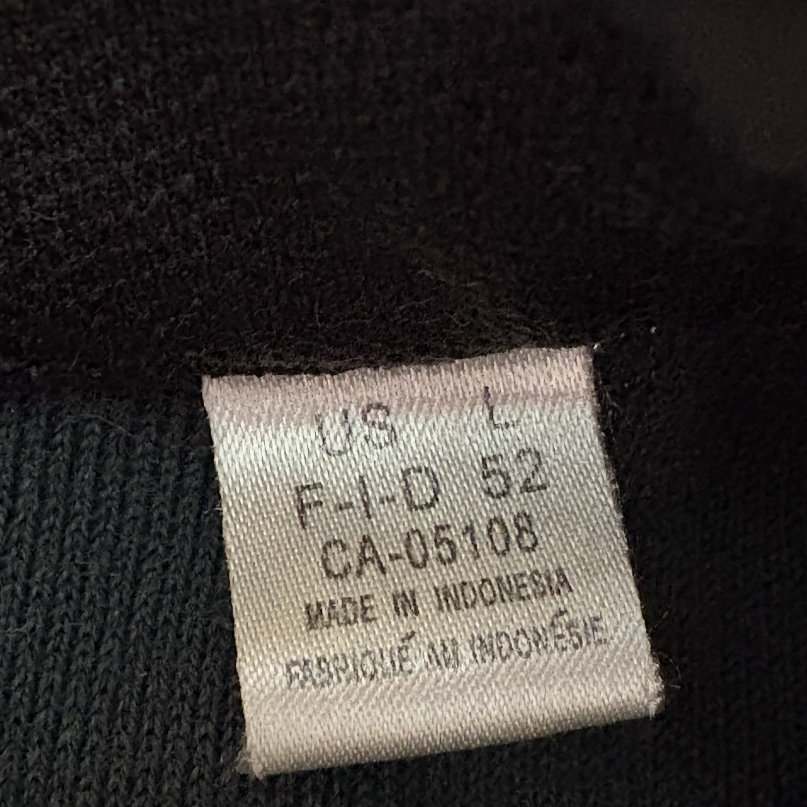 Descente Pullover Men L Black 1/4 Zip Sportswear Athleisure Grunge Paint Splat