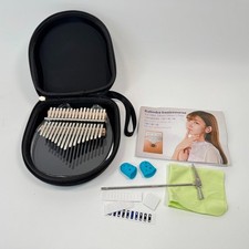 5." Clear Acrylic Kalimba Finger Thumb Piano w/ Accessories - NEW