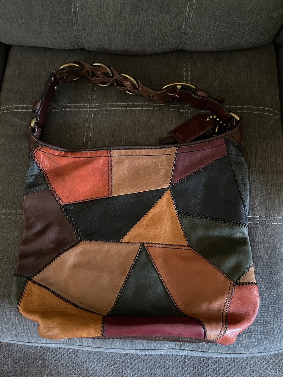 Coach Women's Patchwork Bleecker Leather Duffel Bucket Bag