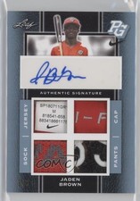 2018 Leaf Metal Perfect Game All-American Classic 3/3 Jaden Brown Auto 0w7