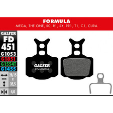 Image of Galfer Formula Mega / The One Brake Pads - Performance Compound R Cura Disc Pad