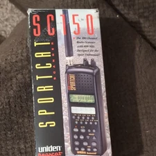UNIDEN BEARCAT SC150 100 CHANNEL Radio Scanner complete works great 