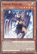 YuGiOh Chaos-Valkyre (V.1) TOCH-DE008 Super Rare Good unl.