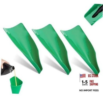 3PCS Flexible Oil Drain Funnel Form - Foldable Flex Funnel for Car