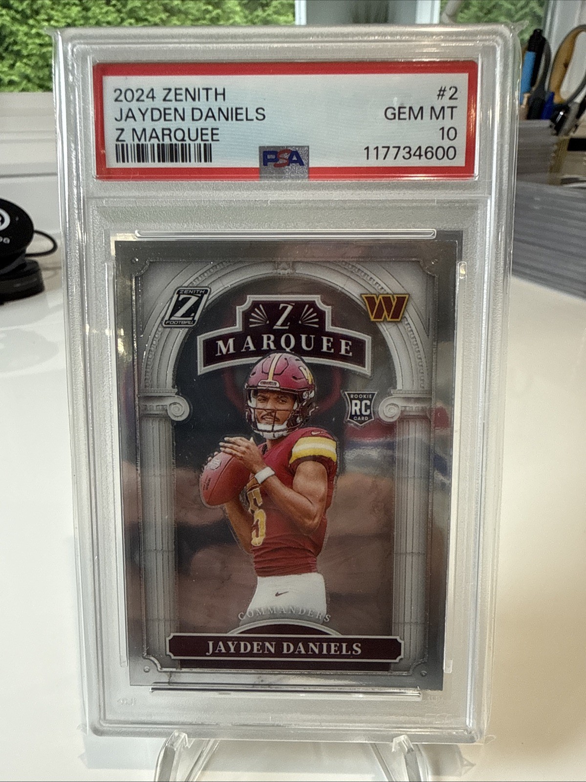 Jayden Daniels Panini Zenith Z Marquee #2 Base